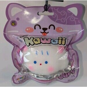 Cutie Kawaii Kitty Puff Squishy Slow Rise Foam Toy JA-RU NIP